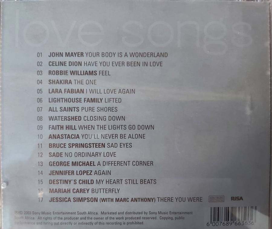 Love Songs Volume 5 - Various Artist