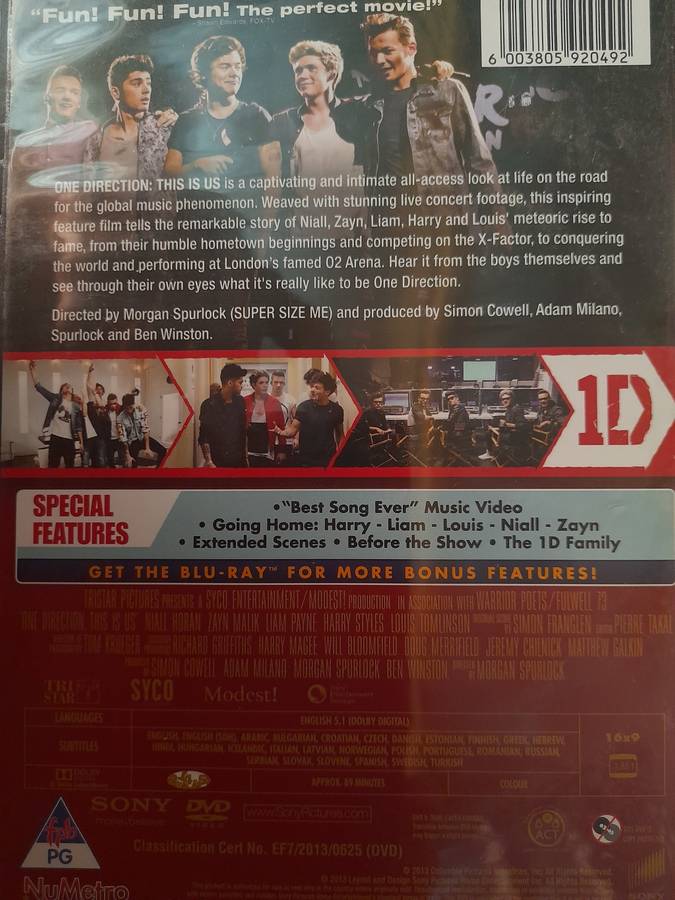 DVD: One Direction - This is us