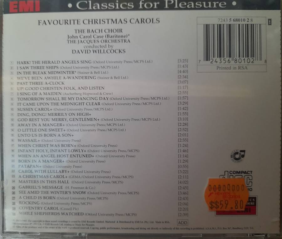 Favourite Christmas Carols