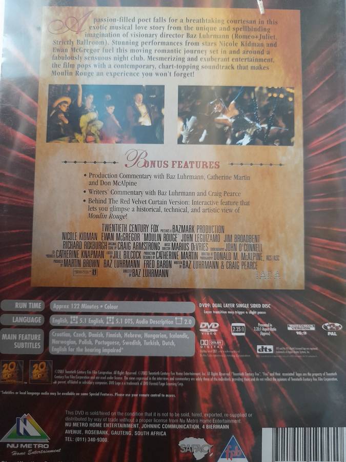 DVD: Moulin Rouge