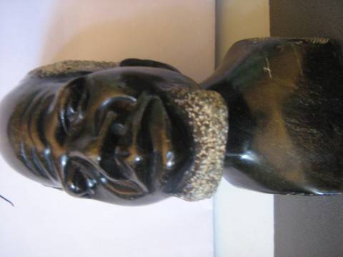 Auction:African collectable art: Stone crafted Indigenes African Man