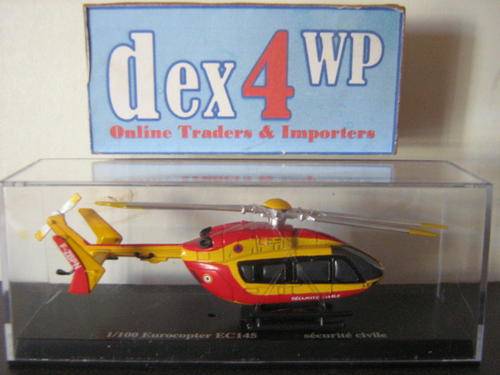 Auction: Die Cast : Die Cast : Helicopter - Eurocopter EC145 Securite Civile - Scale 1/100