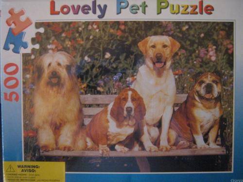 Auction: Puzzle - Lovely Pet Puzzle - 500pc (500mm x 360mm)