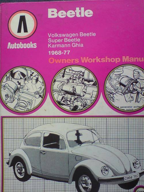 VW Beetle Owners Workshop Manual.