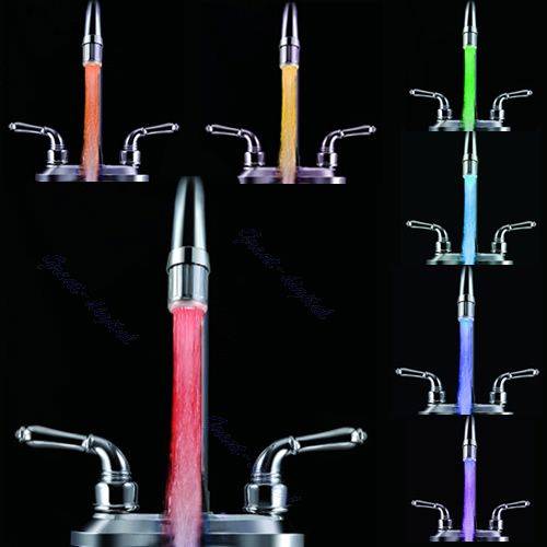 7 Colour LED light water Faucet