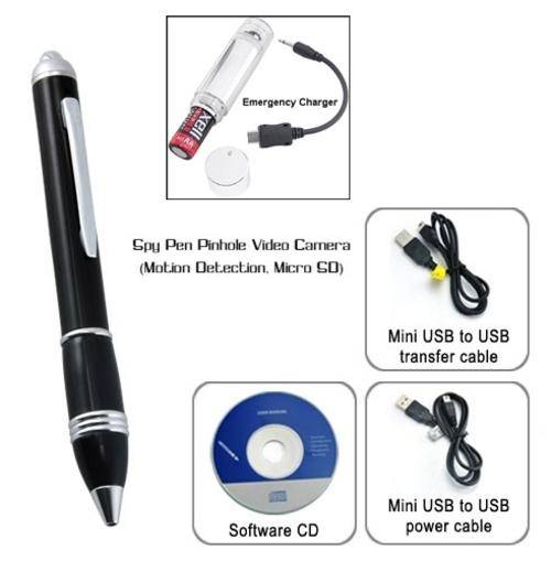 Motion Detection Video camera pen. Records when movement is detected!