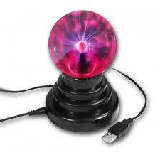 8 cm Plasma Ball can be powered with Batteries or USB!!