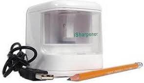 USB Desktop Pencil Sharpener with Flashing LED Lights.