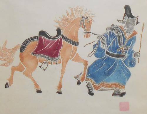 WARRIOR AND A HORSE