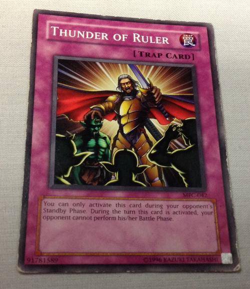 Yu-Gi-Oh!  Thunder of Ruler
