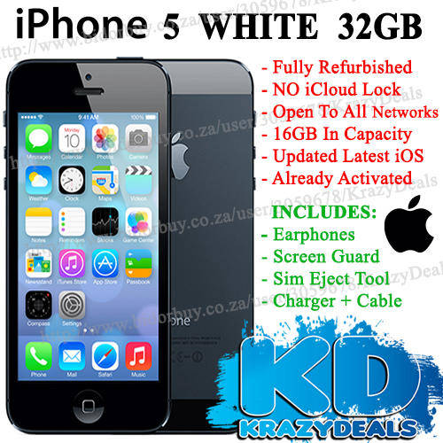iPhone 5 Black 32GB - 10/10 Condition - Bid Now!!