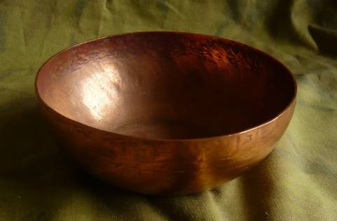 Beautiful Classic Copper Bowl. Heavy.