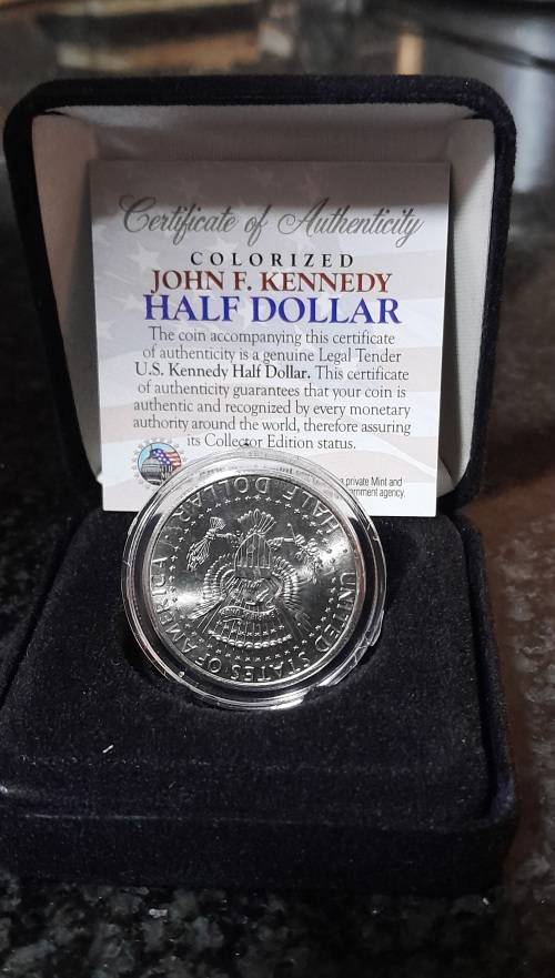 COLORIZED MANDELA COLLECTORS COIN