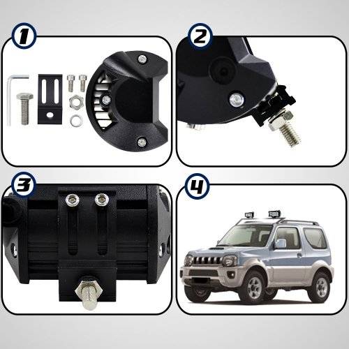 2 x CAR SUPER-POWER IRRADIATION LAMP 36w