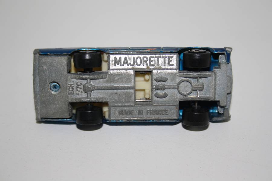 Majorette ECH1/70 blue Police Car (made in France)