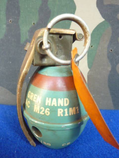 3)A COMPLETE SADF-PRE 1994-M26- PRACTICE GRENADE-LOW START!