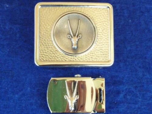 4) A SET OF SWATF BELT BUCKLES-AS NEW-NEVER ISSUED-PRE 1994- LOW START!