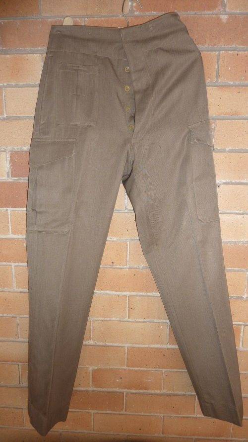 9) 1965 COMBAT UNIFORM-BUNNY JACKET & TROUSER-1966-GOOD CONDITION-SMALL-LOW START!