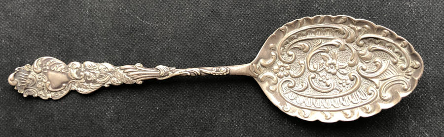 SILVER JAM SPOON HALLMARKED 1896