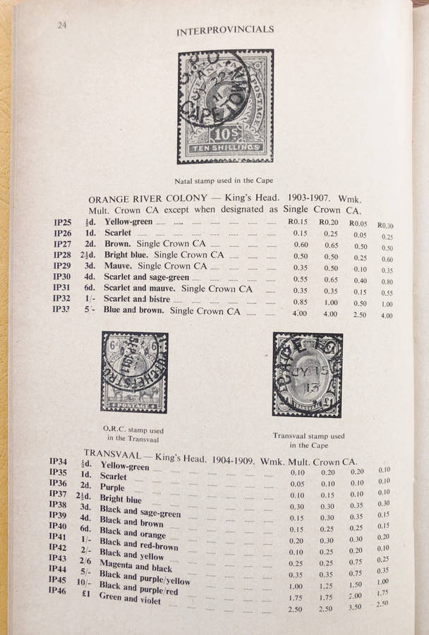 STAMPS OF SOUTH AFRICA HANDBOOK, COINS, FINE SILVER AND HALLMARKS & DATE LETTERS