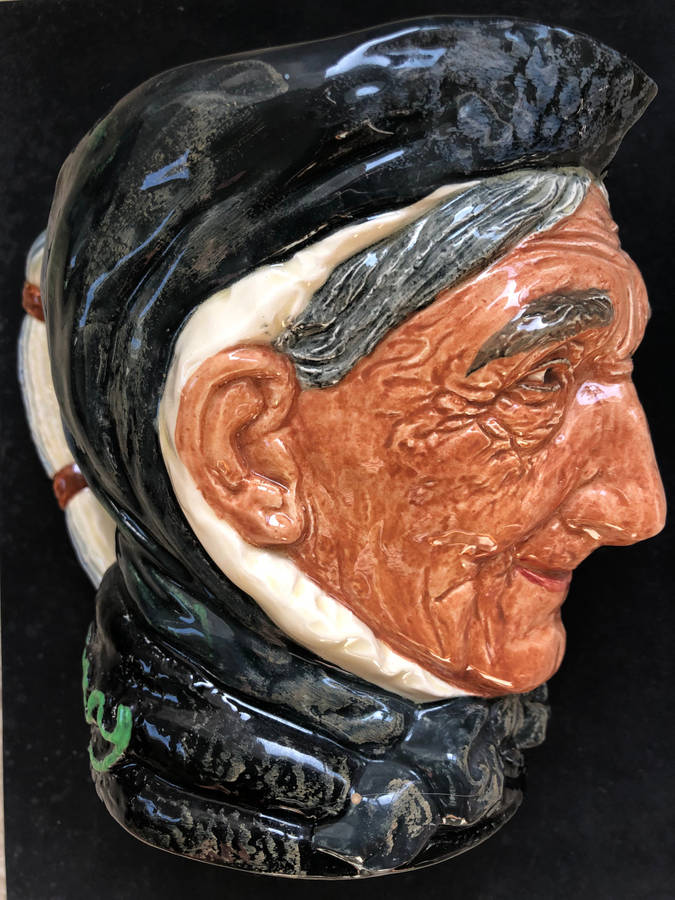 ROYAL DOULTON TOOTHLESS GRANNY LARGE CHARACTER JUG