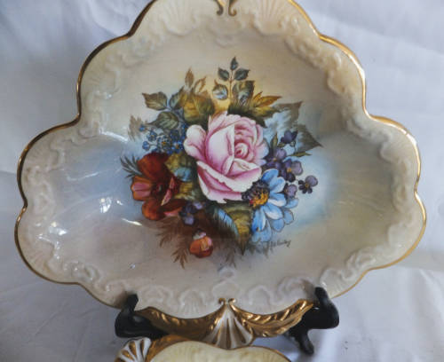 Pair of Aynsley Sweet Dishes