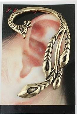 Peacock Ear Cuff