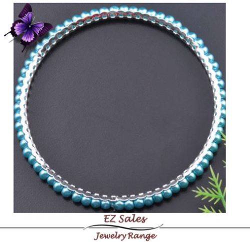 Glass Pearl Bangle