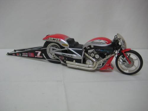 Motorcycle Drag Bike Harley Davidson Screaming Eagle Year 2004 H-D - Scale 1/9