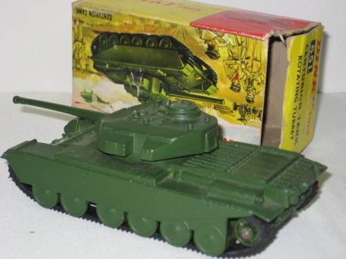 Dinky Army Centurion Tank - Plastic rollers - No 651