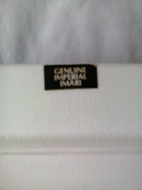 Imperial Imari rectangular porcelain Plate, 12.5cm x 16.5cm