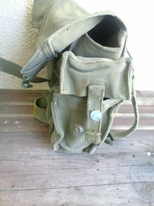 Army canvas sling bag