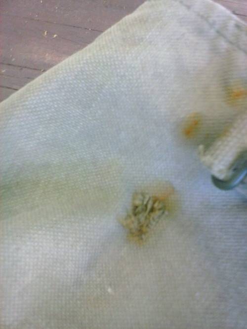 Army canvas sling bag