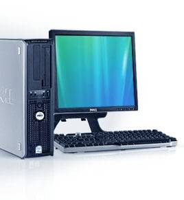 Dell OpltiPlex 755 3GHz Core 2 Duo with 19" LCD