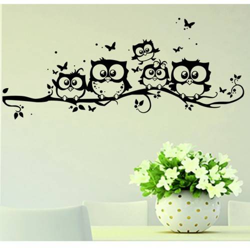 Vinyl Wall Art - Owl Decal