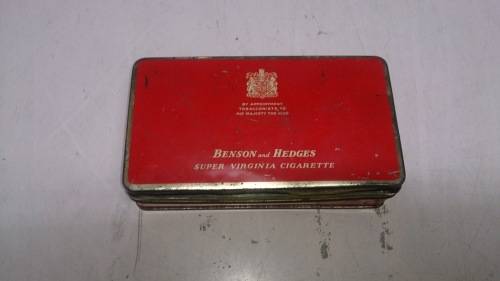 Benson and Hedges smoking tin