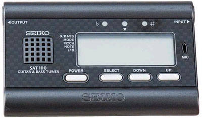 Seiko SAT100 Digital Guitar & Bass Tuner (Brand New Condition)