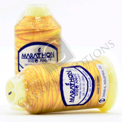 Marathon 100% Viscose Ryan Embroidery Machine Threads (1000m): Variegated Colour #5501