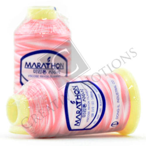 Marathon 100% Viscose Ryan Embroidery Machine Threads (1000m): Variegated Colour #5504