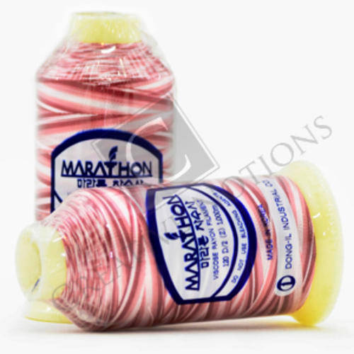Marathon 100% Viscose Ryan Embroidery Machine Threads (1000m): Variegated Colour #5511