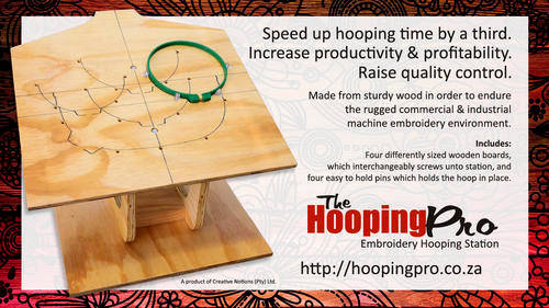 HoopingPro Embroidery Hooping Station System