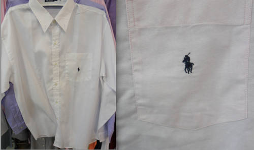 POLO SHIRTS, WHITE, PALE BLUE, GREY AND PINK, PAYPAL ONLY FREE POSTAGE!