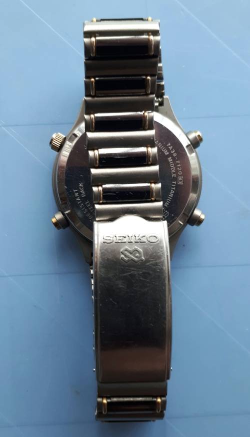 Seiko Titanium Sports 100 Chronograph