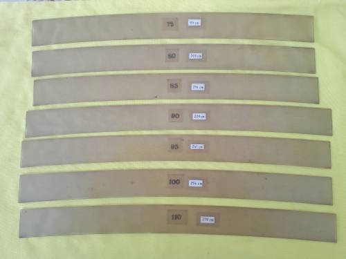Vintage Draughtsman curved ruler set