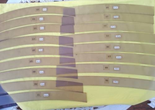 Vintage Draughtsman curved ruler set