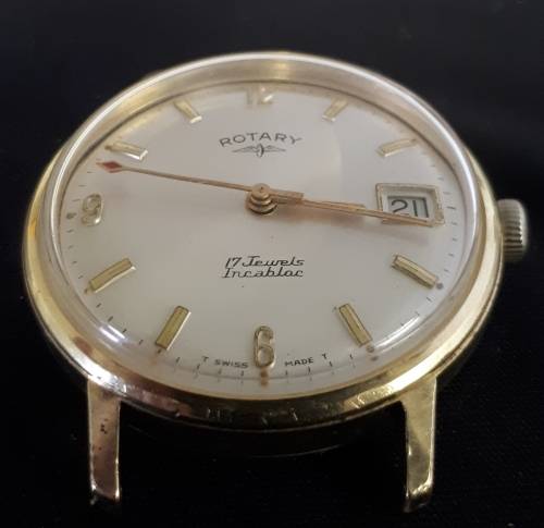 Vintage Rotary men's gold Plated watch