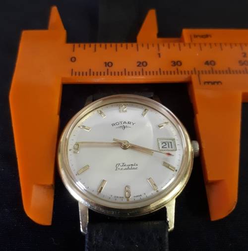 Vintage Rotary men's gold Plated watch