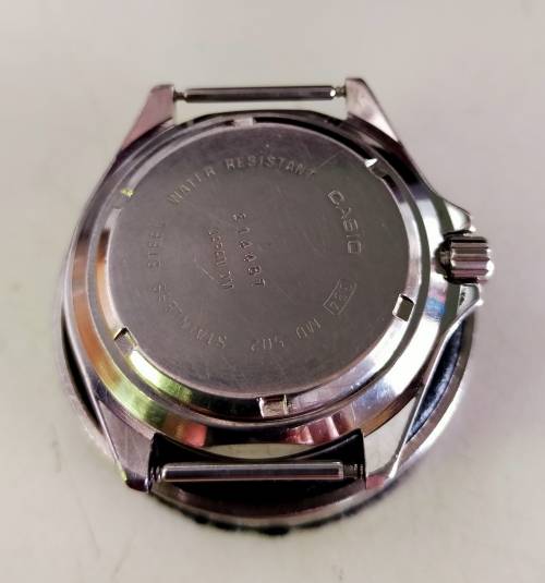 Vintage Casio Diver, full stainless case with rotating bezel