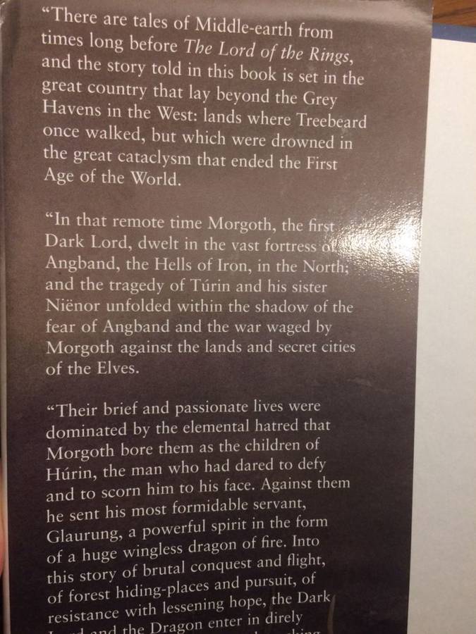 The Children of Hurin - JRR Tolkien (1st Edition Hardcover)
