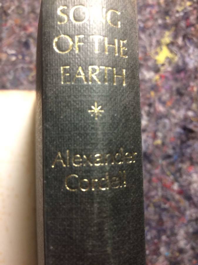 Song of the Earth - Alexander Cordell (1970 Hardcover)